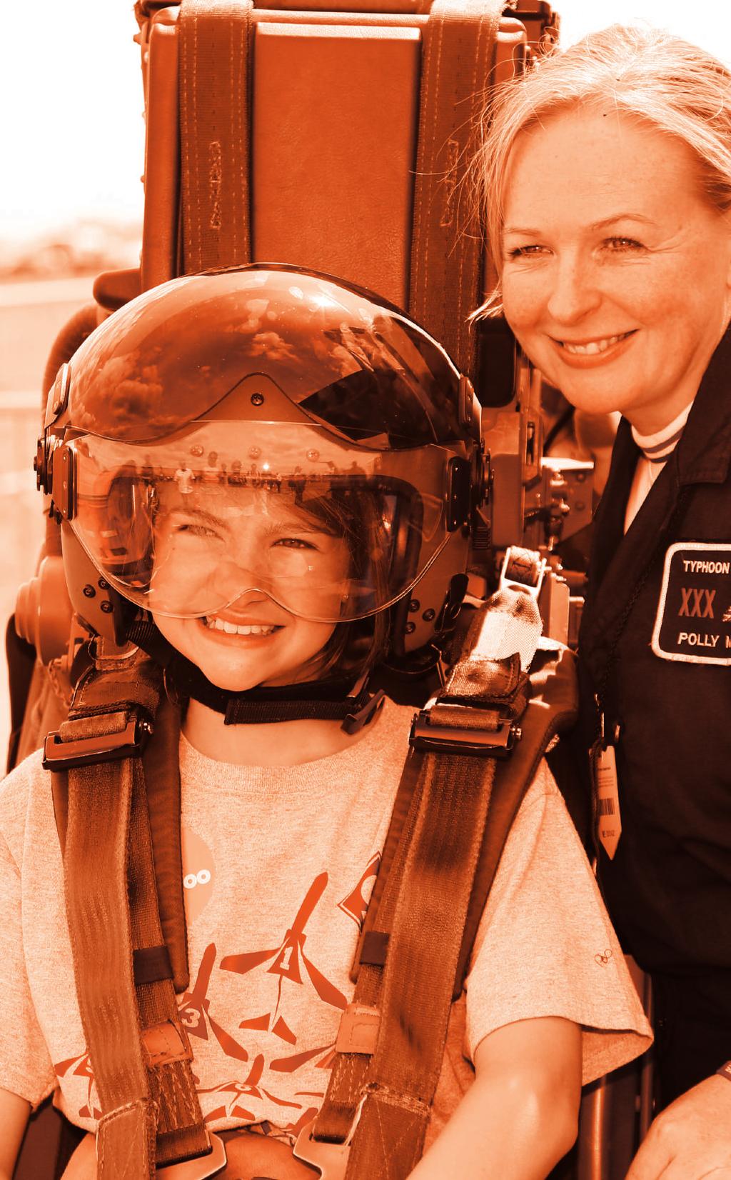 from under-privileged backgrounds Providing a range of 21st Century aerospace training facilities and equipment to enhance the cadet and scholar experience and qualifications Educating children and