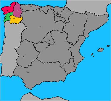 the 17 Galicia in Spain, one
