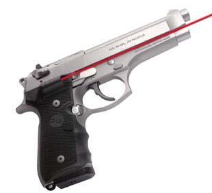 Lasergrips replace standard grips on a wide range of military pistols.