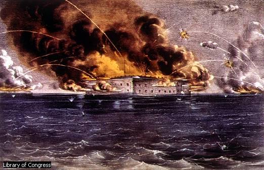 FORT SUMTER The fort held for 34 hours before Major