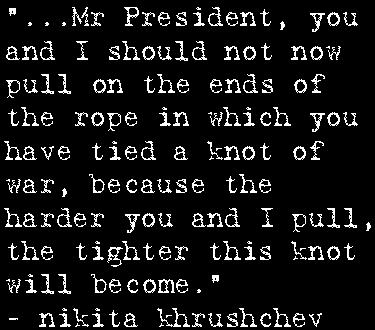 Response To everyone s relief, Khrushchev called back ships approaching Cuba.