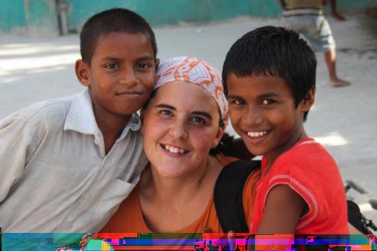 Maite González of MSD in Spain spent four weeks volunteering with Amigos de Calcuta, a nonprofit organization dedicated to providing economic, educational and medical assistance to children in India.
