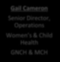 Operations, Surgery, Ambulary, Rehab (GNCH) & MDR (Corporate) Lana Chivers