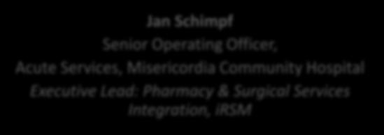 SOO Jan Schimpf Acute Services Misericordia Community Hospital Jan