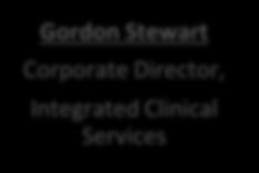 (irsm) Gordon Stewart Corporate Direcr, Integrated Clinical Services