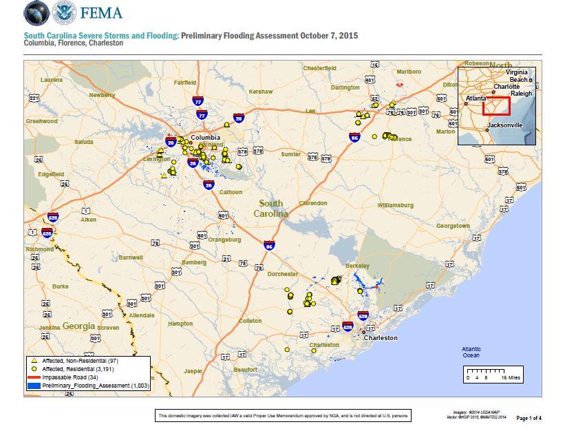 1. Incident : Incident Map (FEMA)