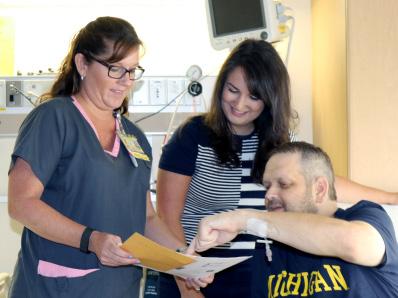 What can I expect on the day of discharge? All of the staff on the step down unit is here to promote, assist and educate you and your family to prepare you for discharge.
