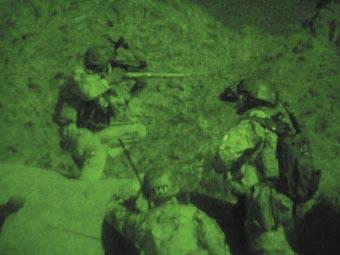 Members of the 207th Commando Kandak performed a number of nighttime air assault missions, resulting in the capture of one insurgent, numerous small weapons caches and Improvised Explosive Device