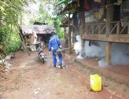 In order to improve the general environment, and thus to reduce the occurrence of malaria, dengue, and food & water borne diseases, the program continued supporting preventive activities in 2012, in
