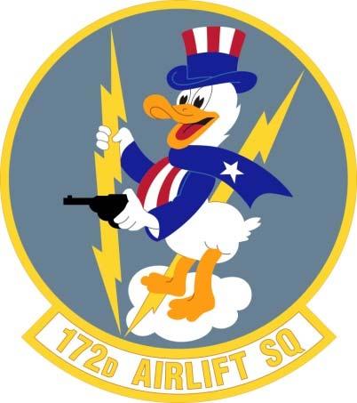 172 nd AIRLIFT SQUADRON LINEAGE Constituted 375 th Fighter Squadron, 28 Jan 1943 Activated, 10 Feb 1943 Inactivated, 10 Nov 1945 Redesignated 172 nd Fighter Squadron, and allotted to ANG, 24 May 1946