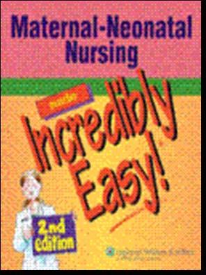 Ancillary Assets: New bound-in CD-ROM includes: More than 250 NCLEXstyle questions Concept Maps Lists of disorders with their associated nursing diagnoses Maternal-Neonatal Nursing Made Incredibly