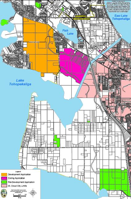 Lake Toho Area App Type Max Residential Non- Residential Development 3,721 du 305,000 sf Zoning 6,726 du 87,674 sf Pre- Development 3,554 du 10,185,000 sf Total 10,982du 10,577,674 sf Mixed Use