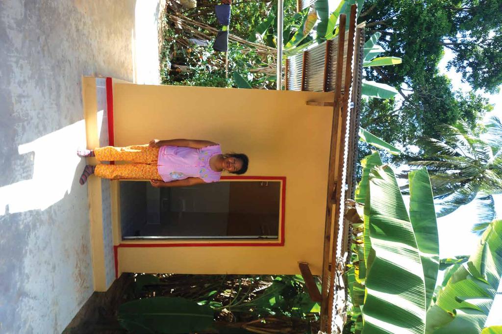 Primary school toilet and washing facility in Svay