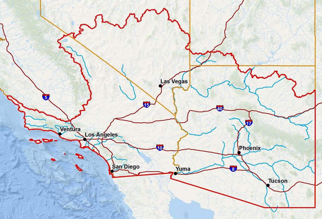 Los Angeles District Area of Operations 226,000 Square