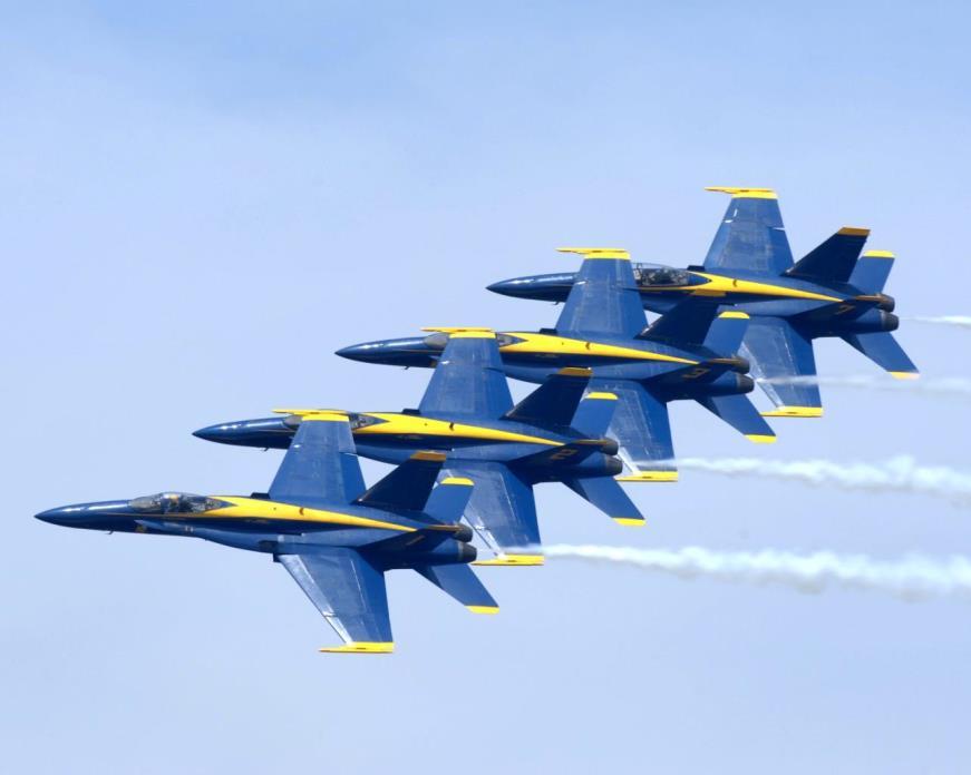 Blue Angels Tuesday, May 23rd Circle and Arrival: