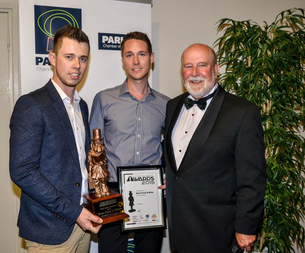 12. The Ken Birch Memorial Award (as nominated by the Parkes Chamber of Commerce Executive) Recognises those who demonstrate outstanding entrepreneurial spirit, strategic business direction and