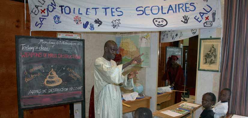 GLOBAL SANITATION FUND SENEGAL One aim of the GSF programme in Senegal is to raise awareness of good hygiene practices.