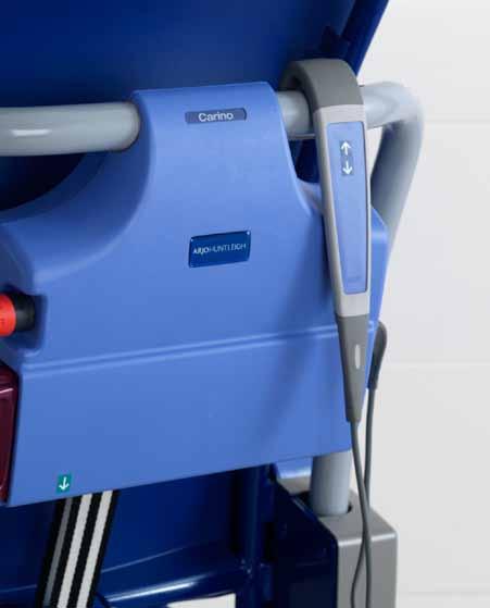 A BETTER ALTERNATIVE FOR DAILY HYGIENE For many residents and patients assisted hygiene routines consist of being showered on a fixed-height shower chair.