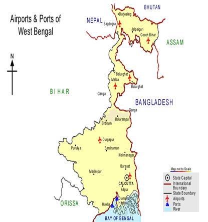 Airports- the State to have four operational airports by end of 2013 West Bengal is well connected to the rest of India and all other prime locations of the world by the Netaji Subhas Chandra Bose