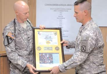 reenlistments - and there is no sign they're slowing. The Army sets yearly retention goals for every unit. The 1st ACB's goal this year was 460 and they are at 526 as of Aug. 2, said Charleston, S.C., native Master Sgt.