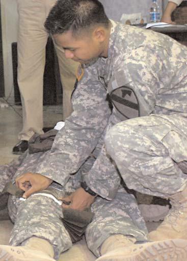 Page 8 Black Jack Sept. 3, 2007 Medics Train Iraqi Government Employees on Fist Aid By Spc. Alexis Harrison 2nd BCT, 1st Cav. Div.