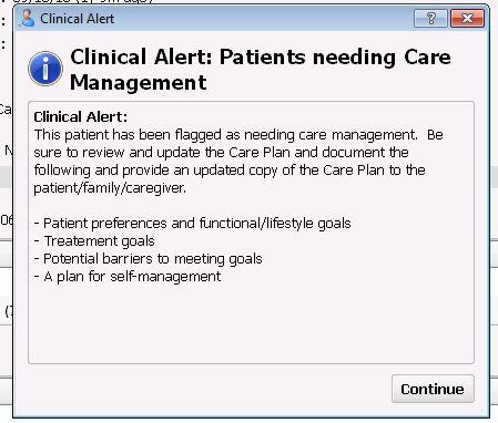 Care Management and Support Use clinical