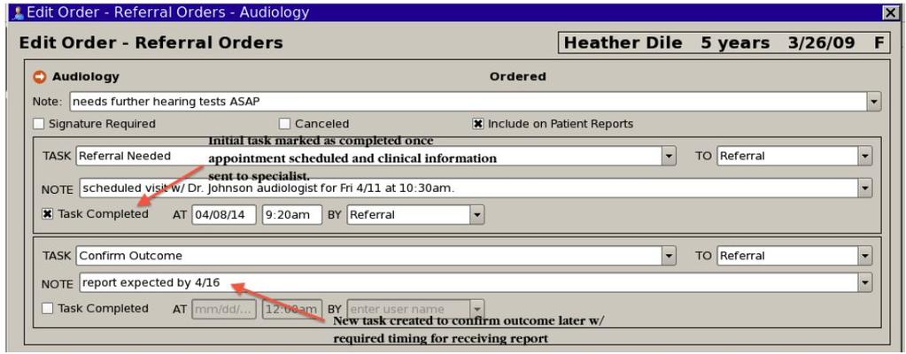 Tracking and Following Up on Referrals Refer to referral tracking workflow documented in PCMH WIKI