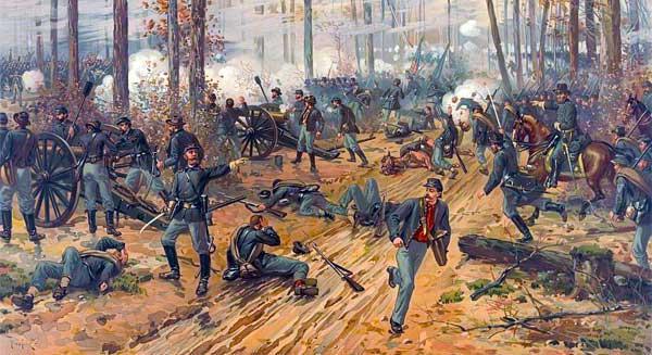 S h i l o h, T N April 6, 1862 Grant was surprised before reinforcements arrived Sherman had three horses shot out from under him Union