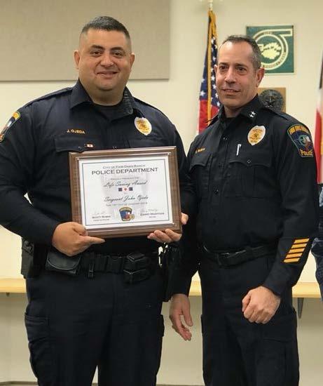 John Ojeda o Life Saving Award In 2017, the Employee of the Quarter program which recognizes an employee for contributions beyond their normal duties, outstanding community service,