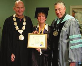 Pictured from left to right are: John Ryan, then-suny Chancellor; Lisa Nucci; and Stuart Steiner, President of Genesee Community College. Lisa Nucci Lisa Nucci is an inspiration to her son, Tyler.