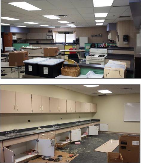 Architectural & Safe Schools Improvements Improvements (Continued): Enclose Media Center Classrooms at Five Hawks Created Secured Entrances at