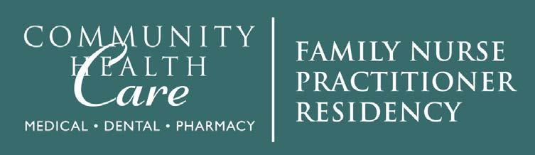 Growing the next generation of primary care providers Now Accepting Applications for: 2018-2019 Community Health Care Family Nurse Practitioner Residency Community Health Care s mission is to train