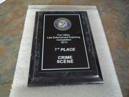 Out of 17 participating post, we placed 3rd in Crime
