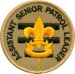 ASSISTANT SENIOR PATROL LEADER Type: Appointed by the Senior Patrol Leader Term: 6 months Reports to: Senior Patrol Leader Description: The Assistant Senior Patrol Leader is the second highest