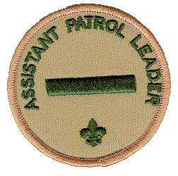 ASSISTANT PATROL LEADER Type: Appointed by the Patrol Leader Reports to: Patrol Leader Description: The Assistant Patrol Leader is appointed by the Patrol Leader and leads the patrol in his absence.