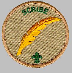 TROOP SCRIBE Type: Elected by the members of the troop Reports to: Assistant Senior Patrol Leader Description: The Scribe keeps the troop records.