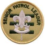 Senior Patrol Leader Responsible To: Scoutmaster and troop members Preside at all troop meetings, events, activities, and annual program planning conference.
