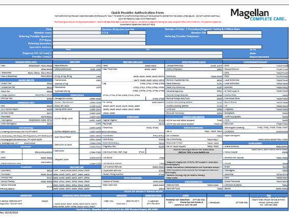 Magellan Complete Care Prior