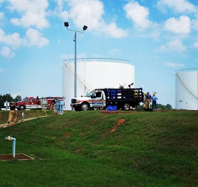 Drill at Colonial Pipeline on 8/26. New response vehicle.