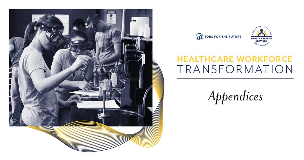 APPENDICES TABLE OF CONTENTS Appendix 1. Rhode Island Healthcare Labor Force: Healthcare Professional and Technical Occupations... A-2 Appendix 2.