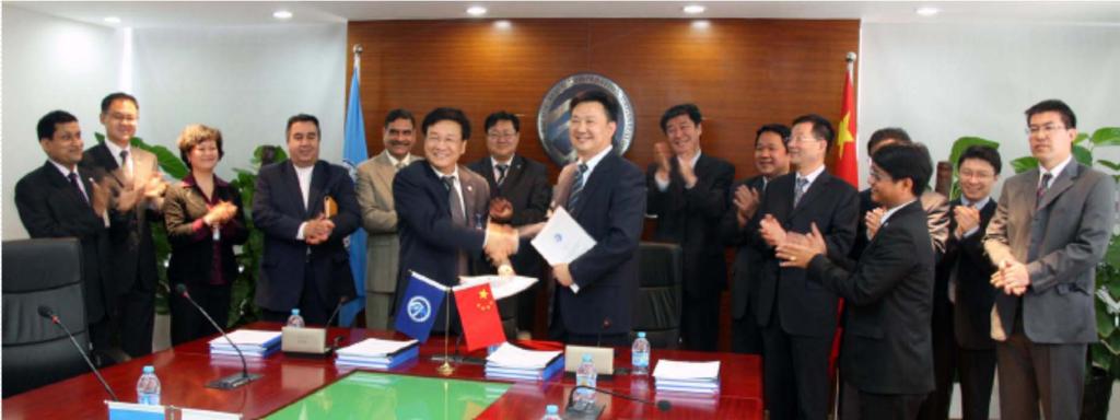 Projects and activities Signing ceremony of APSCO Data Sharing Service