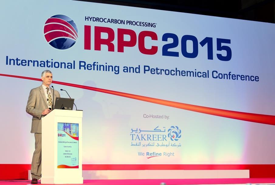 Joe Gentry Introduces GT-G2A in Abu Dhabi Joe Gentry, Director-Global Licensing, made a presentation at the recent International Refining & Petrochemical Conference (IRPC) in Abu Dhabi.