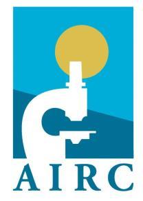AIRC Associazione Italiana per la Ricerca sul Cancro Call for Proposals 2018 Investigator