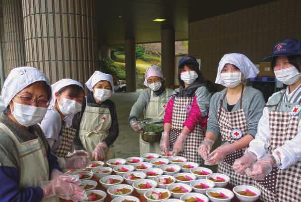 By March 2012, a total of over 170,000 volunteers had joined activities such as calls for donation, the preparation of hot meals,