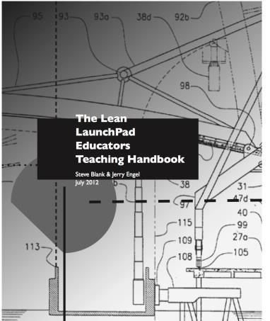 Lean LaunchPad Educators Class Train 60 educators/quarter Run by NCIAA Taught by Steve