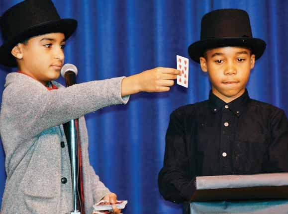 Photos by LATRICE LANGSTON C.C. Pinckney students amaze the audience with magnificent performances at its annual Talent Show held in the school auditorium on Feb. 21.
