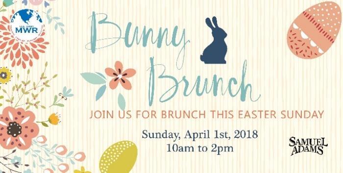 FAMILY AND MWR Business Activities April 1: Easter Brunch Come join us for Easter Sunday brunch at Sam Adams 1000 1400 Menu options include: Bourbon Glazed Ham, Smoked Brisket, Omelet Station and a