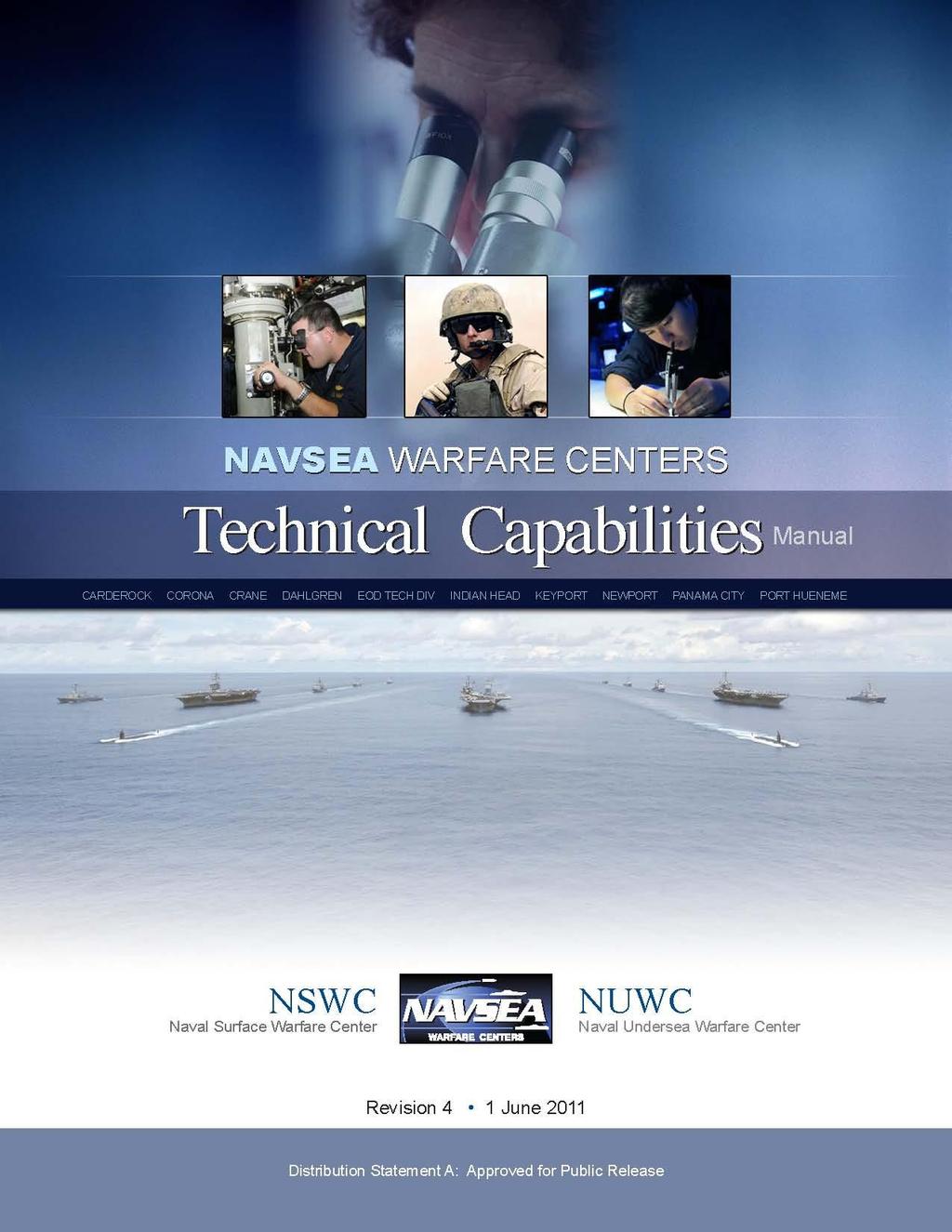 NAVSEA Warfare Centers TCs Approved for