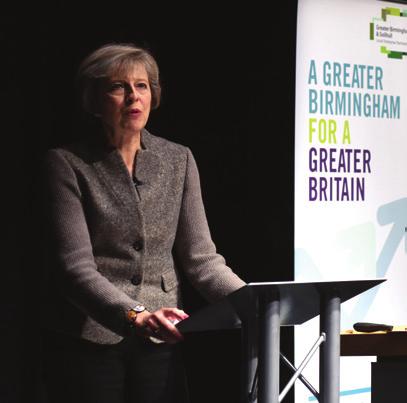 06 GBSLEP ANNUAL REPORT 2016/17 WHAT WE'VE ACHIEVED WHAT WE'VE ACHIEVED 2016 GBSLEP Driving Regional Growth event, Conservative Party Conference 2016 Prime Minister Theresa May spoke at the GBSLEP