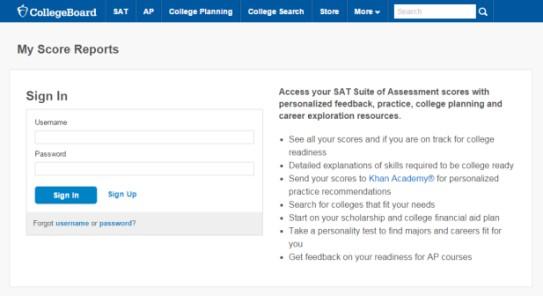 How Do I Access My Online PSAT/NMSQT Scores and Reports? (cont.) 1.